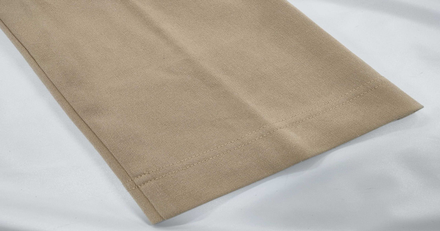 Max Mara Weekend Pants Trousers Greige Beige Stretch Size 36 Zip Fly