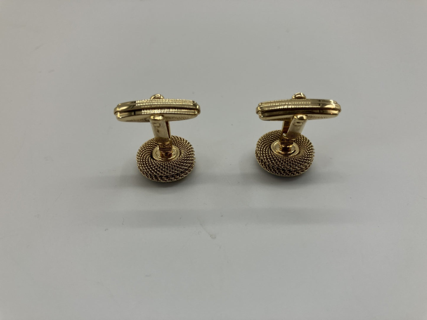 Christian Dior cufflinks gold with box