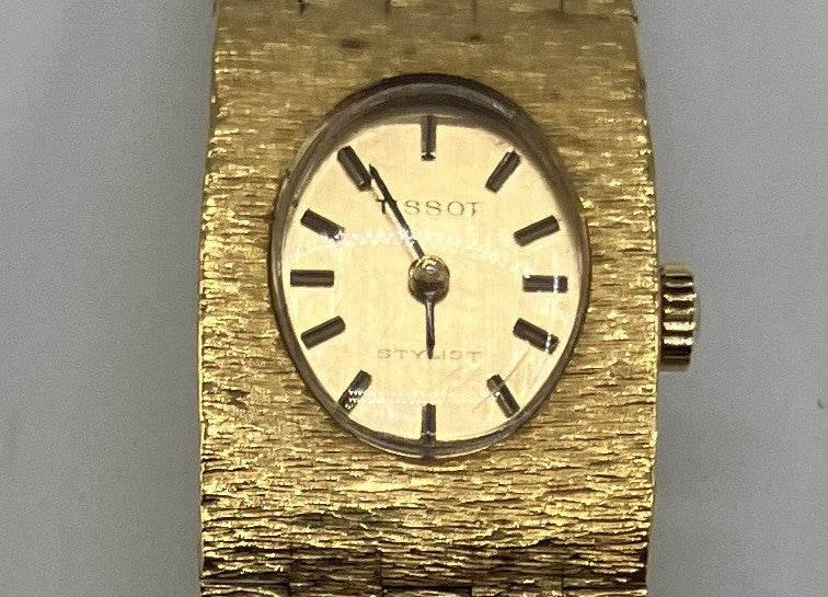 TISSOT Hand-wound watch, ladies, case width 19mm, wrist circumference 16cm,
