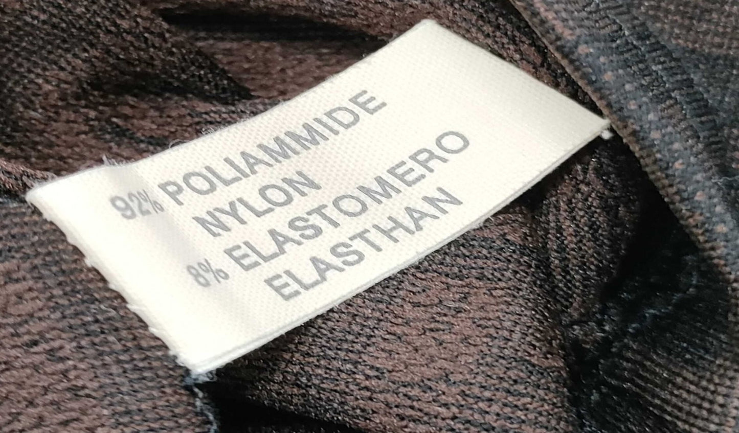 FENDI Zucca Pattern Short Sleeve T-Shirt Brown