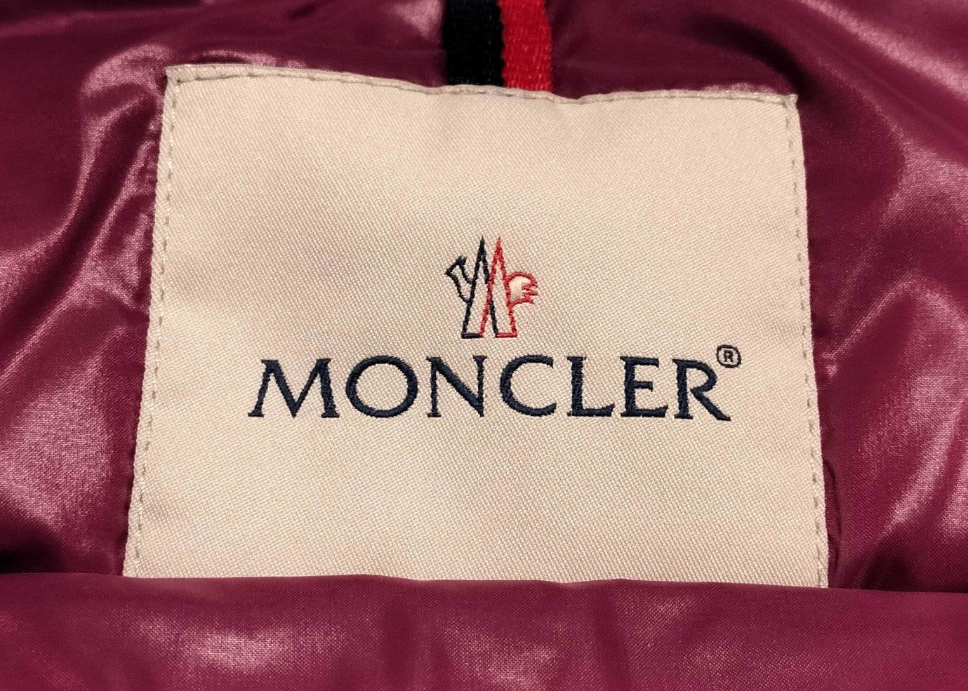 MONCLER CLUNY GIUBBOTTO Down Jacket Burgundy