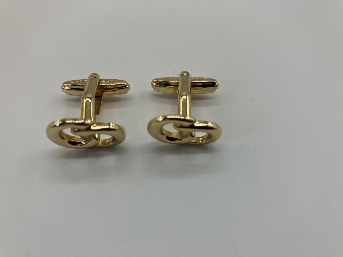 Christian Dior CD Logo Cufflinks Gold