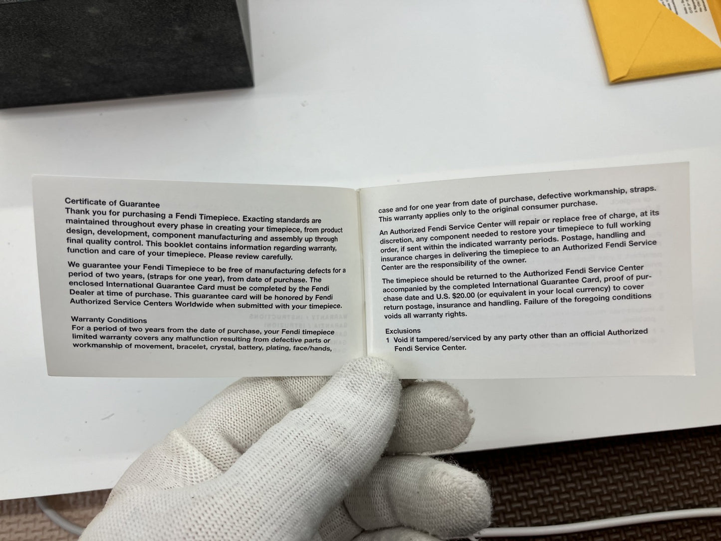 FENDI watch 4250L box guarantee case width 15mm wrist circumference 14cm