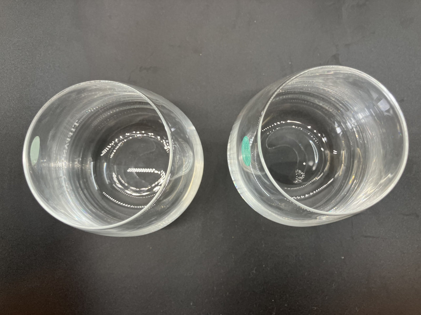 ティファニーグラス・直径5.5cm 高さ9cm 送料無料 箱付