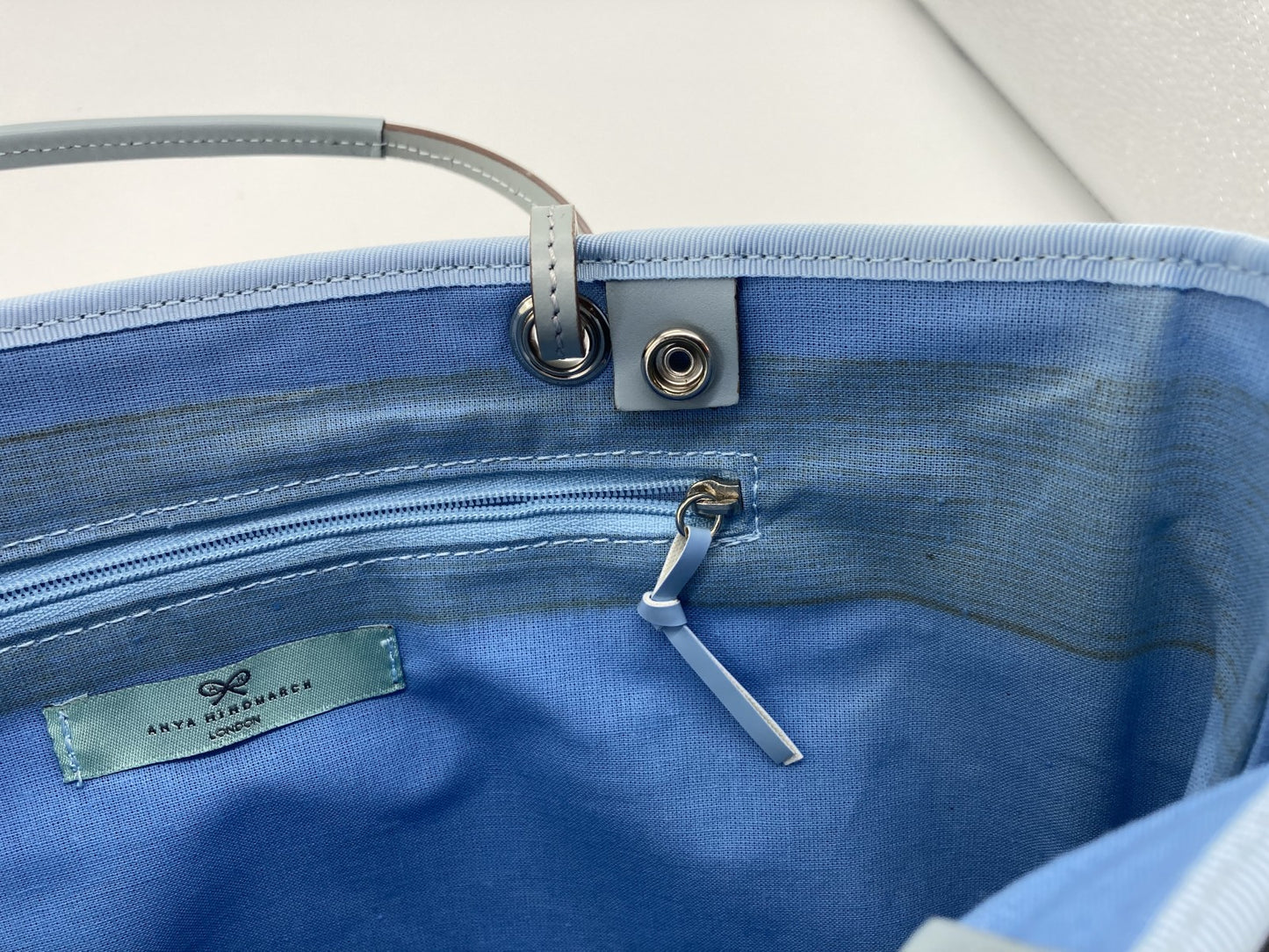 anyahindmarch handbag tote bag dog pattern