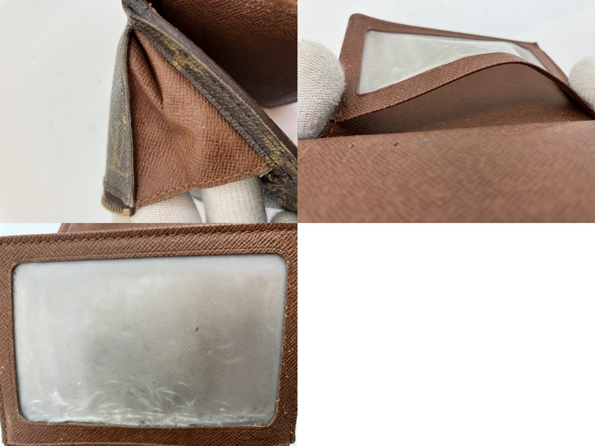 Louis Vuitton Monogram Portefeuille Koala M58013 CA0075 กระเป๋าสตางค์แบบพับสองทบ สีน้ำตาล จัดส่งฟรี