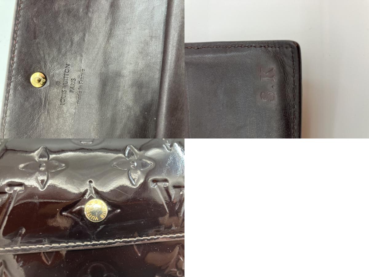 Louis Vuitton Vernis Portefeuille International Tri-Fold Wallet | M91998