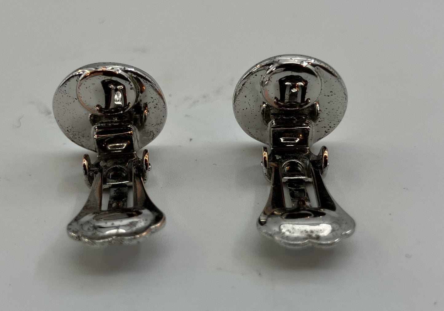 Christian Dior Earrings 1.2cm Diameter Silver