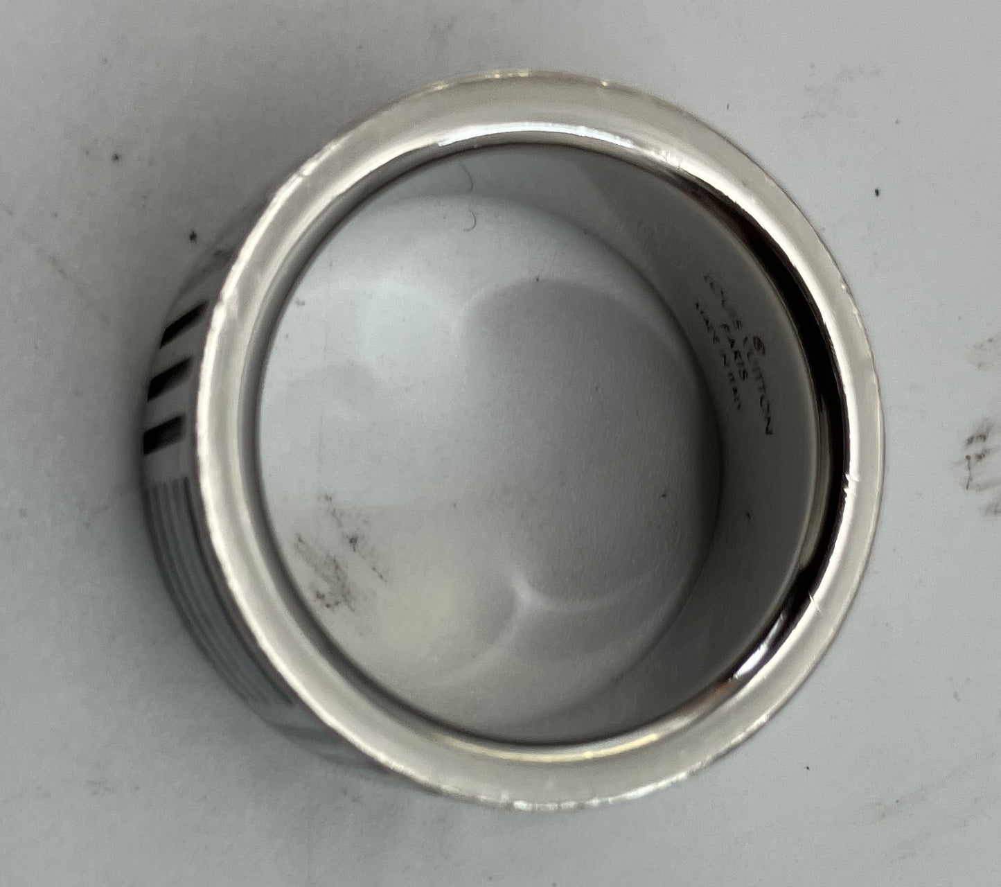 แหวน LOUIS VUITTON Damier Colors M62493 (JP 19)(US 9.5)(EU 59) สีเงิน จัดส่งฟรี