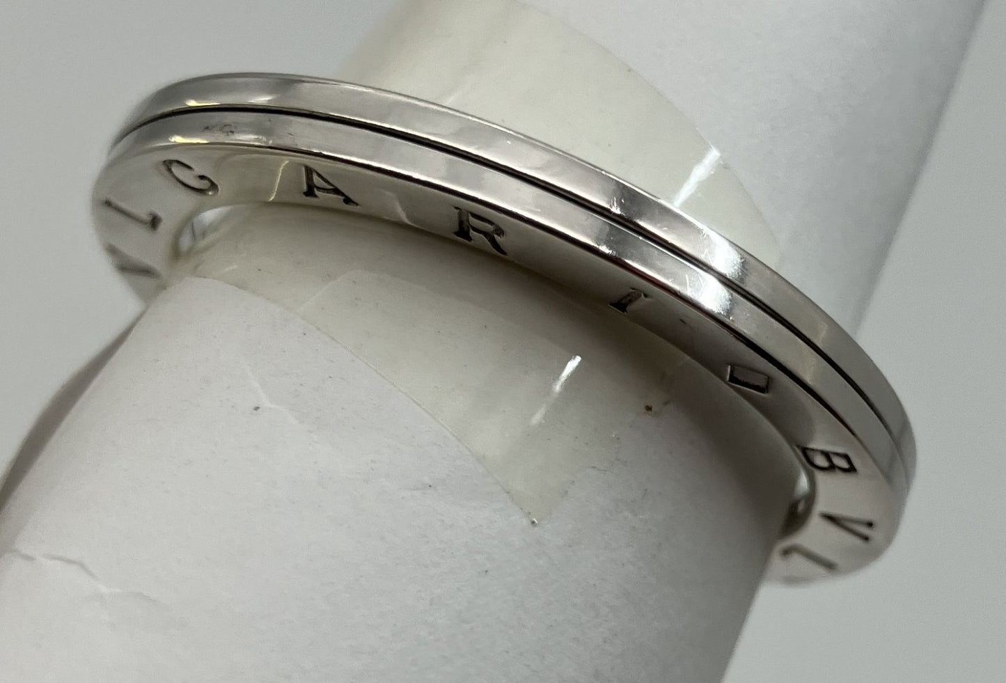 Bulgari key ring SV925 diameter 3.3 cm (1.30 inch) key case and key ring with box