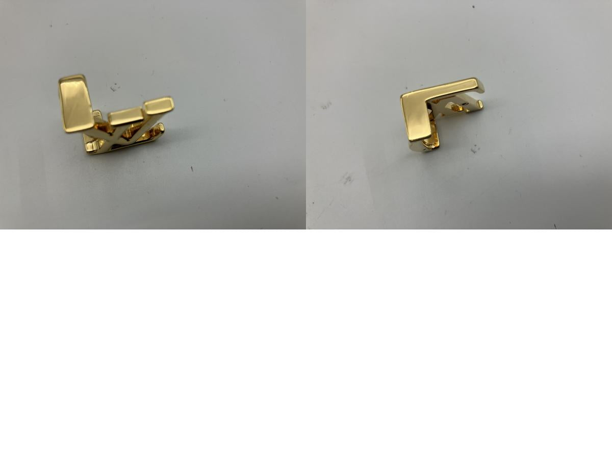 Louis Vuitton Belt Monogram Canvas Brown Gold Buckle 81cm x 2cm Made in Spain (Defect: Missing Bar)