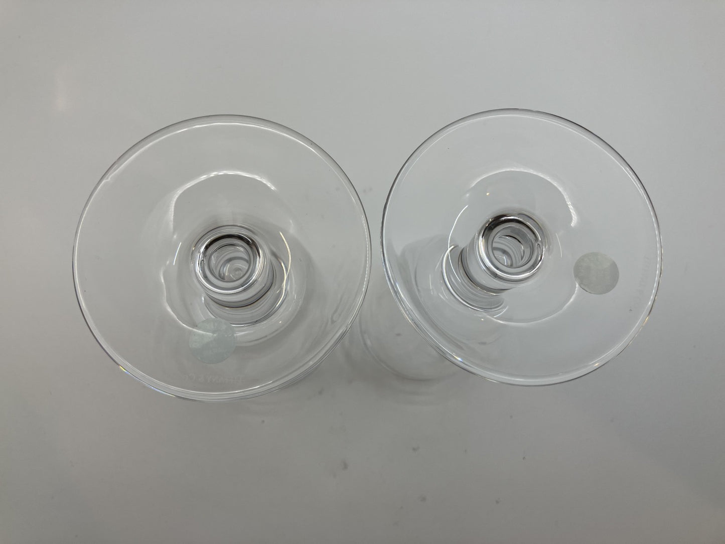 TIFFANY & Co. Beer Glass Pilsner Atlas 2-piece Set with Box