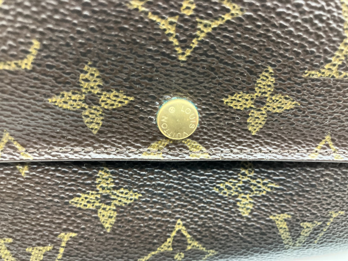 Louis Vuitton Long Wallet Monogram Pochette Porte-Monnaie Crテゥdits M61725 -