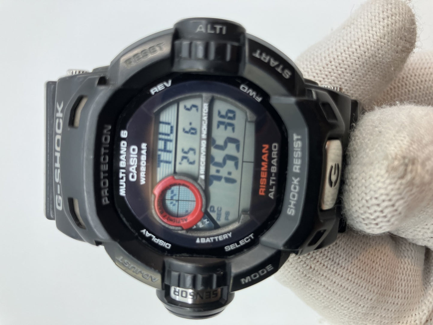 Casio G-Shock GW-9200J Radio Solar Powered Watch Black Case Width 50mm