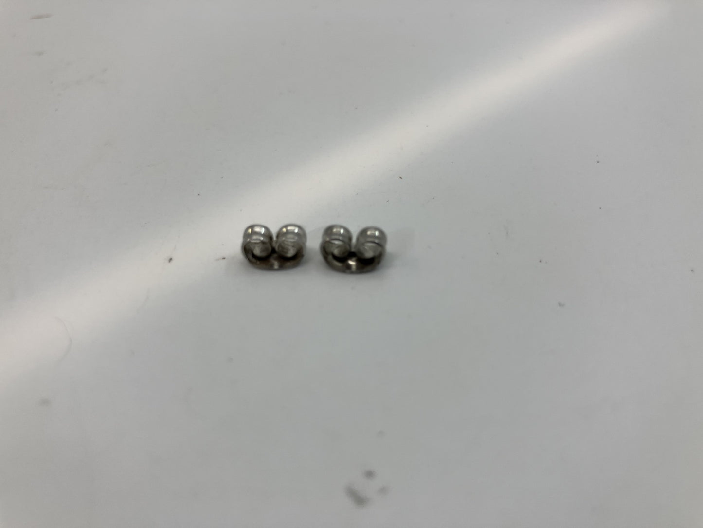 CHANEL Coco Mark Square Earrings Gold Black Vintage 26.8mm Authentic France