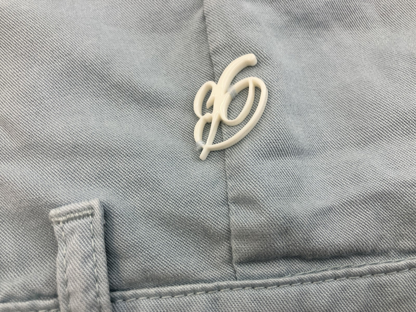 Blumarine Logo Cotton Shorts Light Blue Made in Italy IT40 / D34 Cuffed Hem Women’s