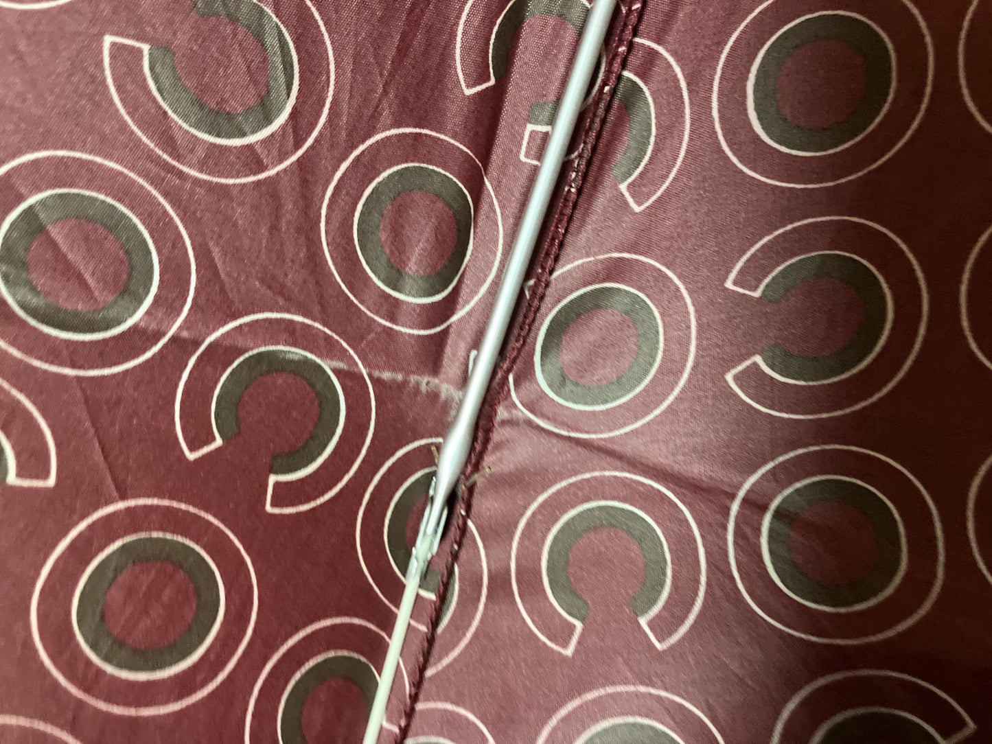 Chanel One-push Automatic Open Folding Umbrella 29cm(11.42 inch) when folded