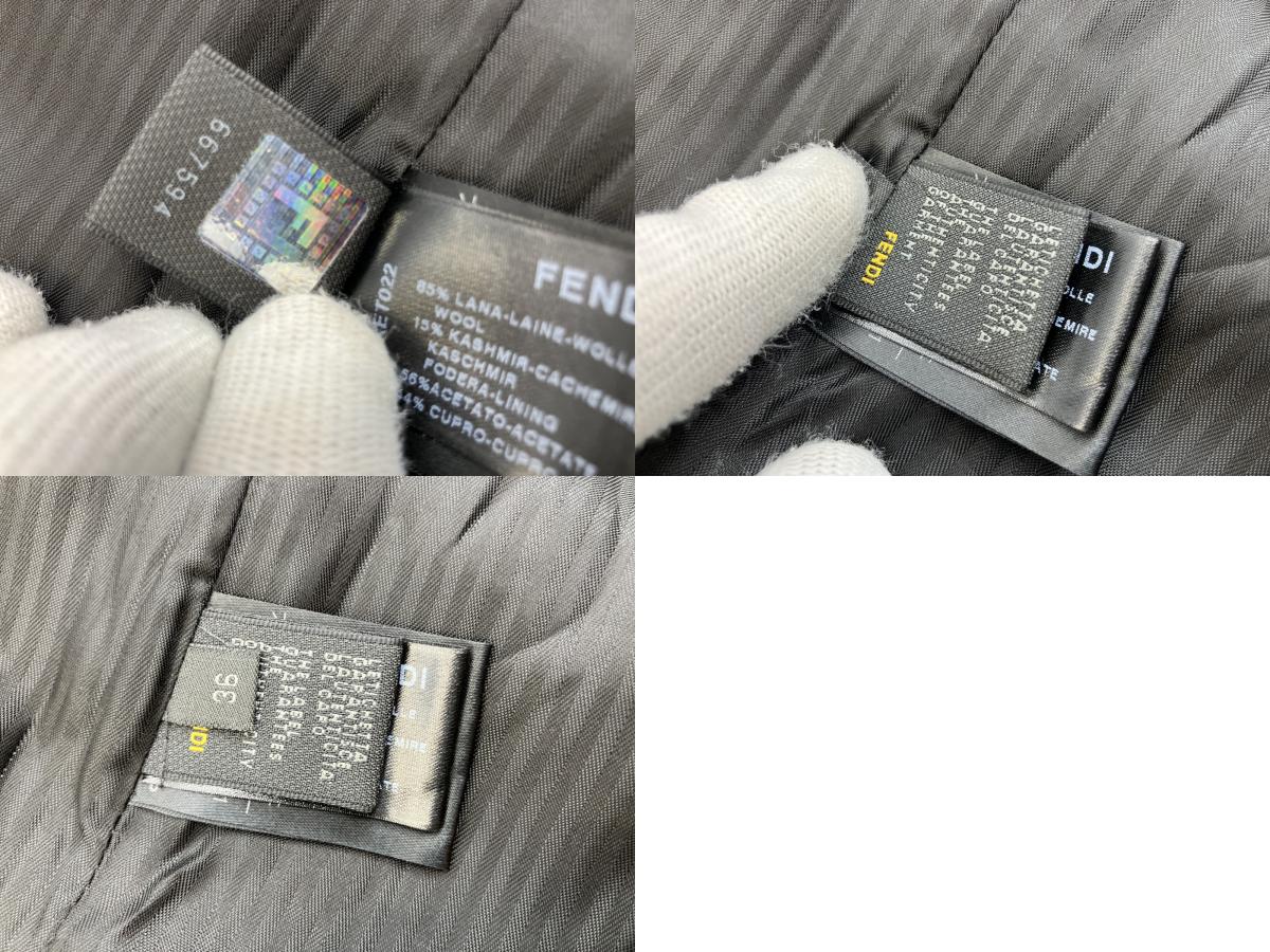 FENDI Unused skirt with tag Black Tight silhouette 36