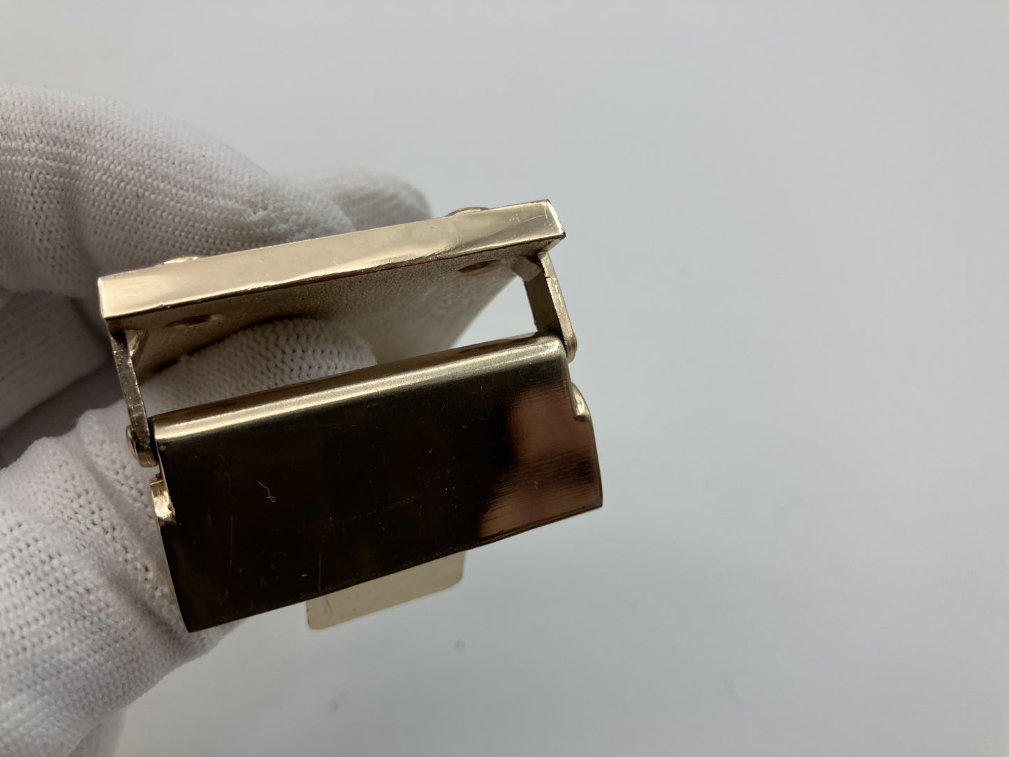 LOUIS VUITTON Avantur Buckle Gold Ratchet Type 40mm Belt Compatible Authentic