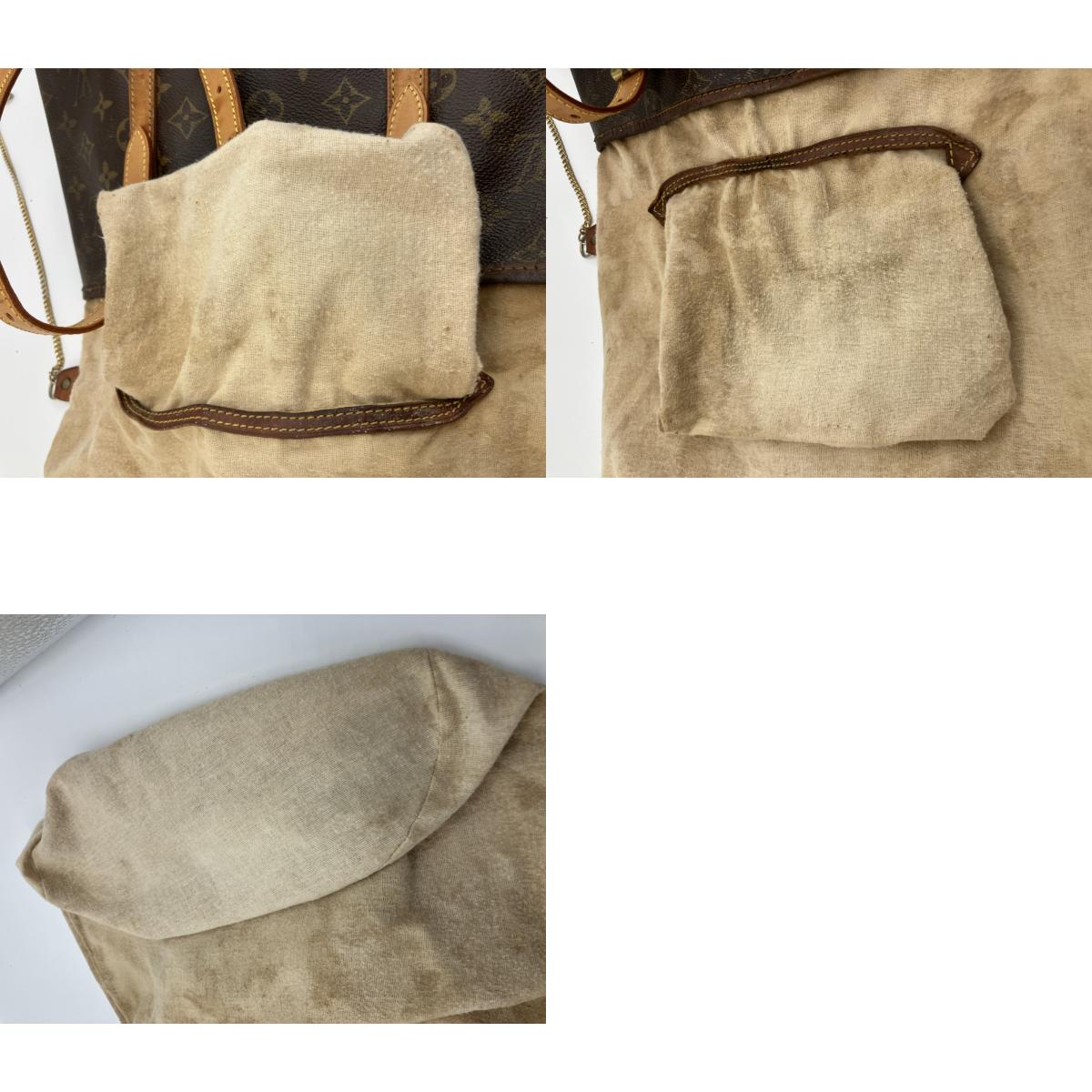 Louis Vuitton Monogram Bucket GM M42236 Tote Bag AR0957 France