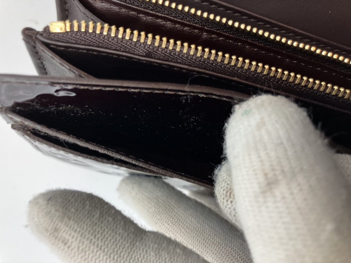 LOUIS VUITTON Vernis Long Wallet Portefeuille Sarah Nude M91498 TH1017 | Ships from Japan