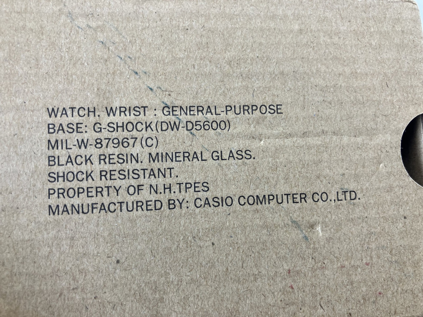 CASIO G-SHOCK DW-D5600P N.HOOLYWOOD Collab Watch Box Manual Warranty Tested