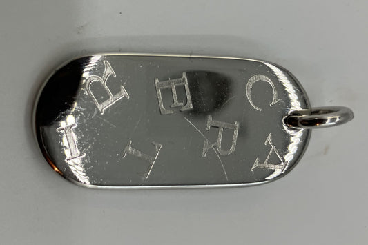 Cartier Charm Top Silver 4.1 x 1.9 cm (1.61 x 0.75 inch)