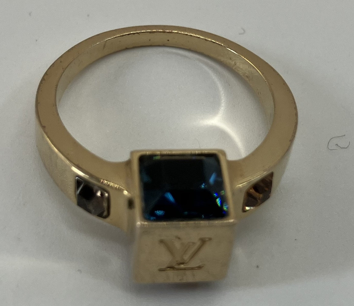 LOUIS VUITTON Burg Gamble Size L (JP 16) (US 8.5 )(56) M67007 Gold Ring
