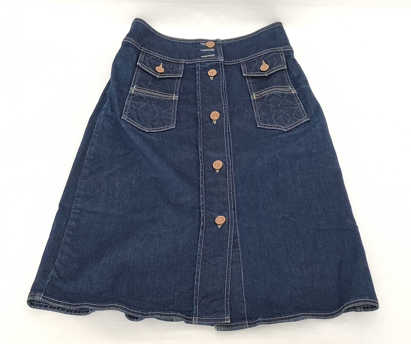 SEE BY CHLOÉ Indigo Denim Skirt Front Button Women’s