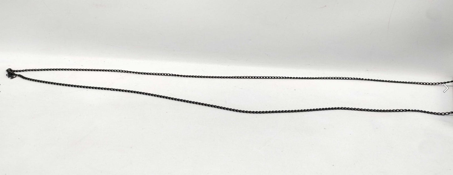 CHANEL Cosmetic Case Chain Shoulder Bag Black Novelty Not for Sale Approx 10cm　Chain length: 55 cm