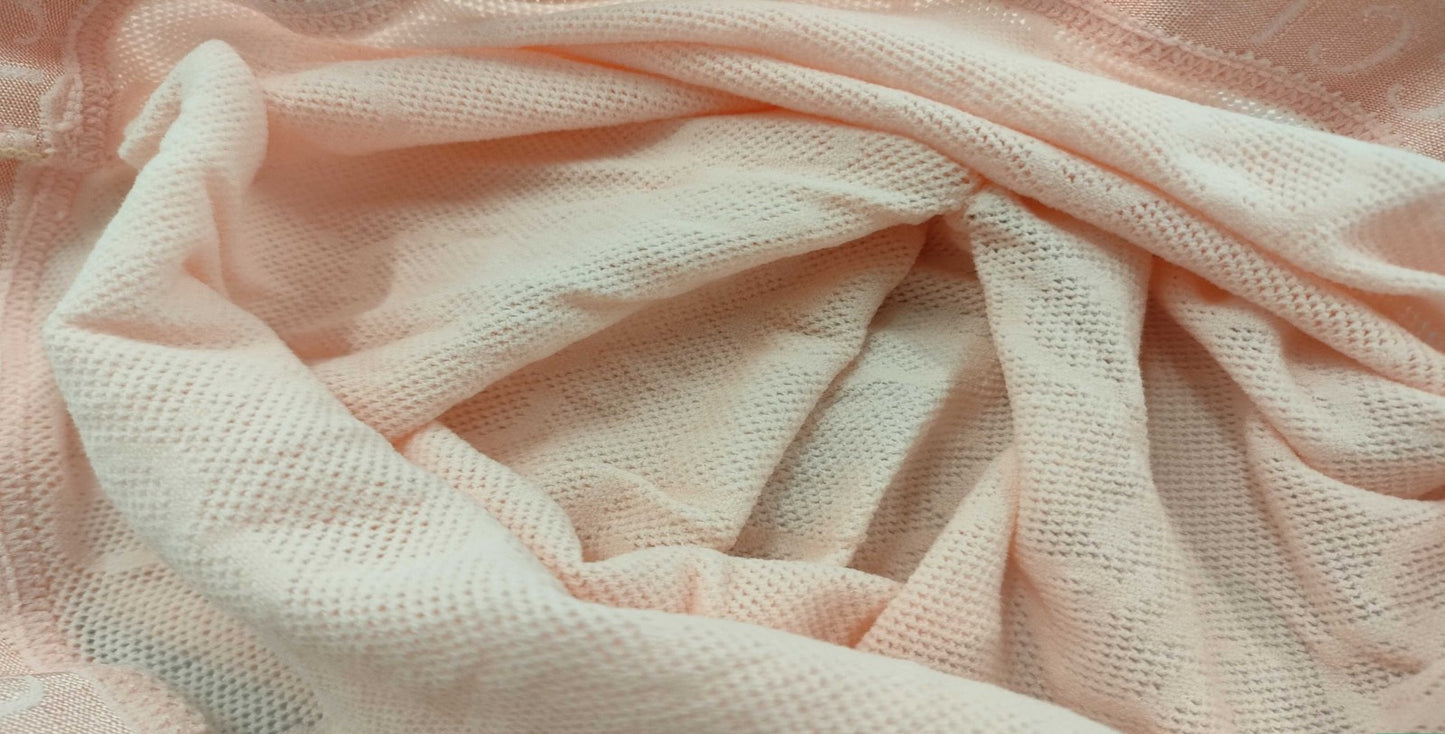 GUCCI Pink Stockings GG Logo Pattern Tights