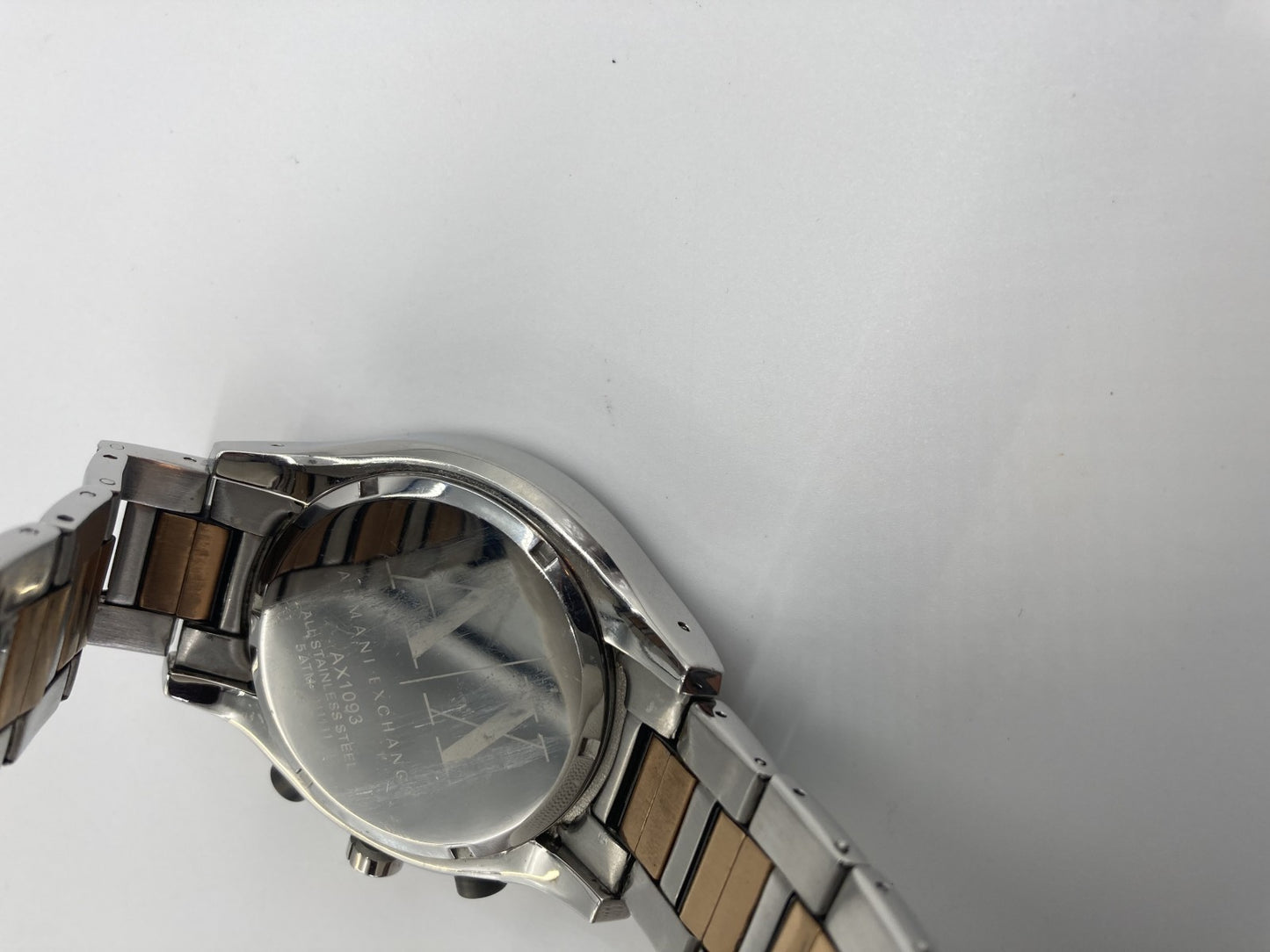 Armani Exchange AX1093 SS Men's Case Width 45mm Wrist Circumference 16.5cm with Box
