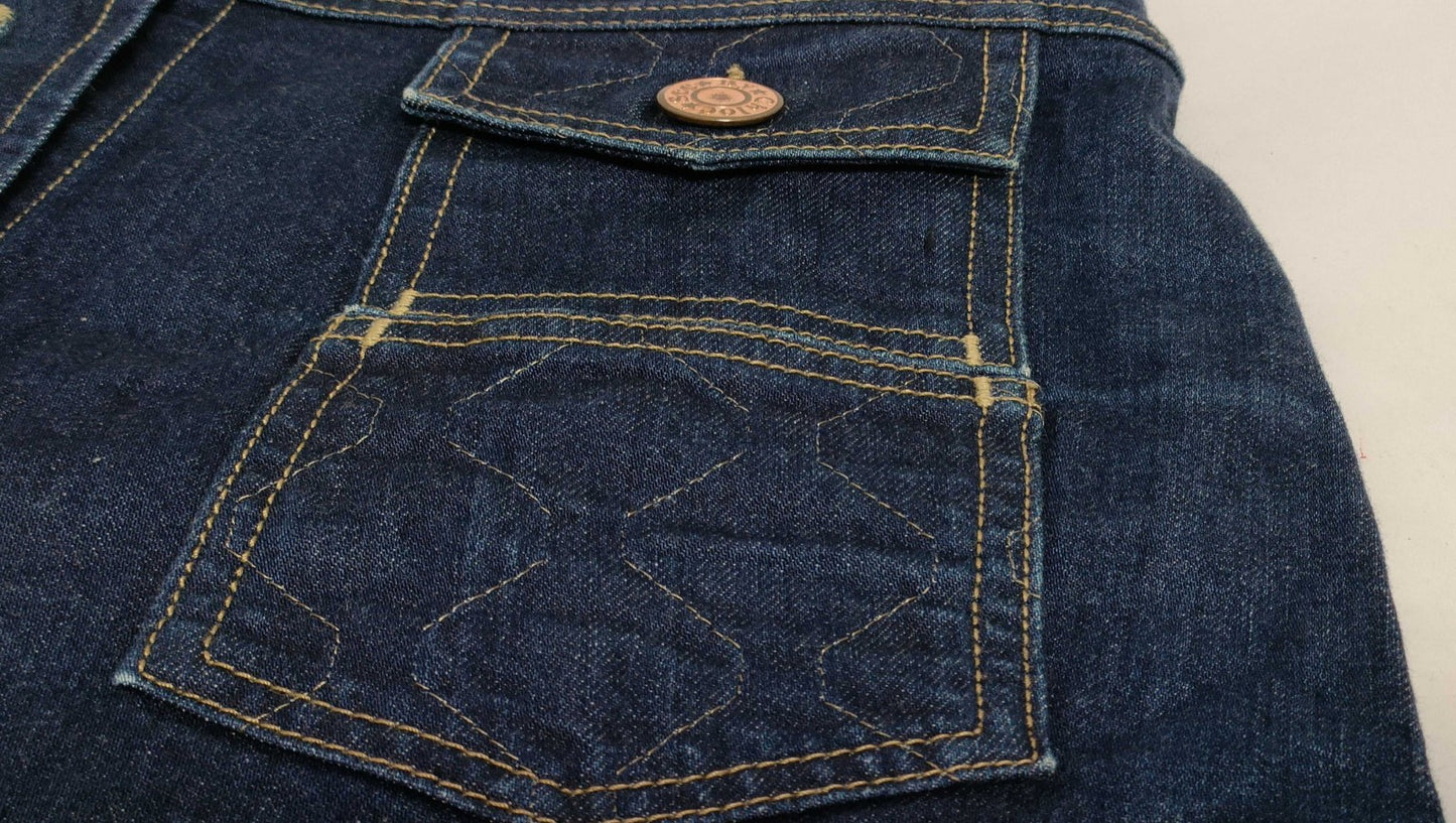 SEE BY CHLOÉ Indigo Denim Skirt Front Button Women’s