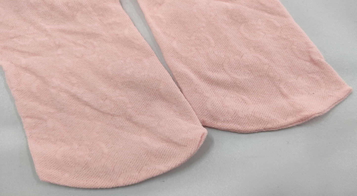 GUCCI Pink Stockings GG Logo Pattern Tights