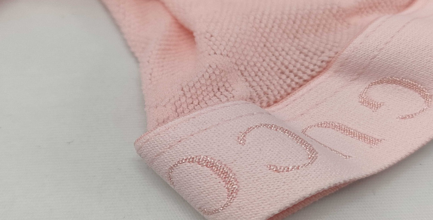 GUCCI Pink Stockings GG Logo Pattern Tights