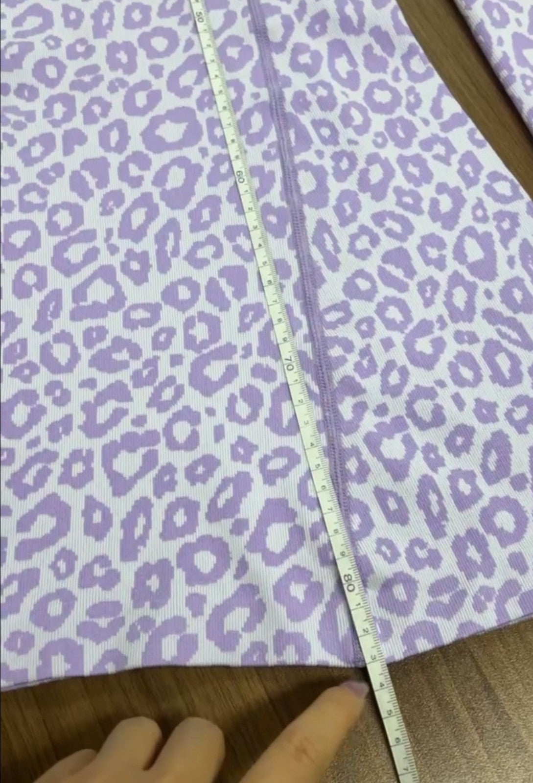 Purple Leopard Jumpsuit Catsuit Halter Cross Back Open Back Flare Leg Pads M