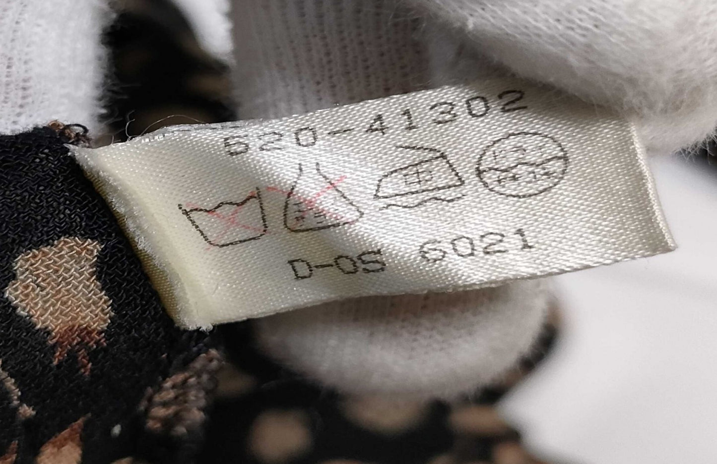 Chloé Black Patterned Dress Bow Tie Long Sleeve Women’s Size 42