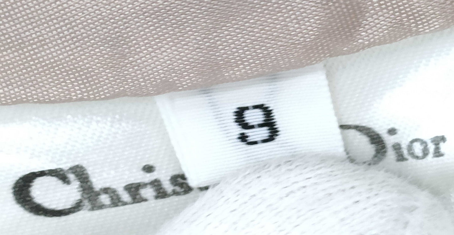 Christian Dior Sleeveless Camisole Dress Beige Size 9 Women’s