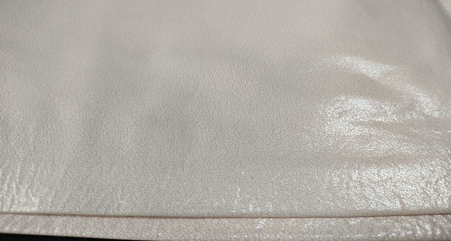 CELINE Y2K Pink Mini Skirt Size 36 Lamb Leather Trim Womens