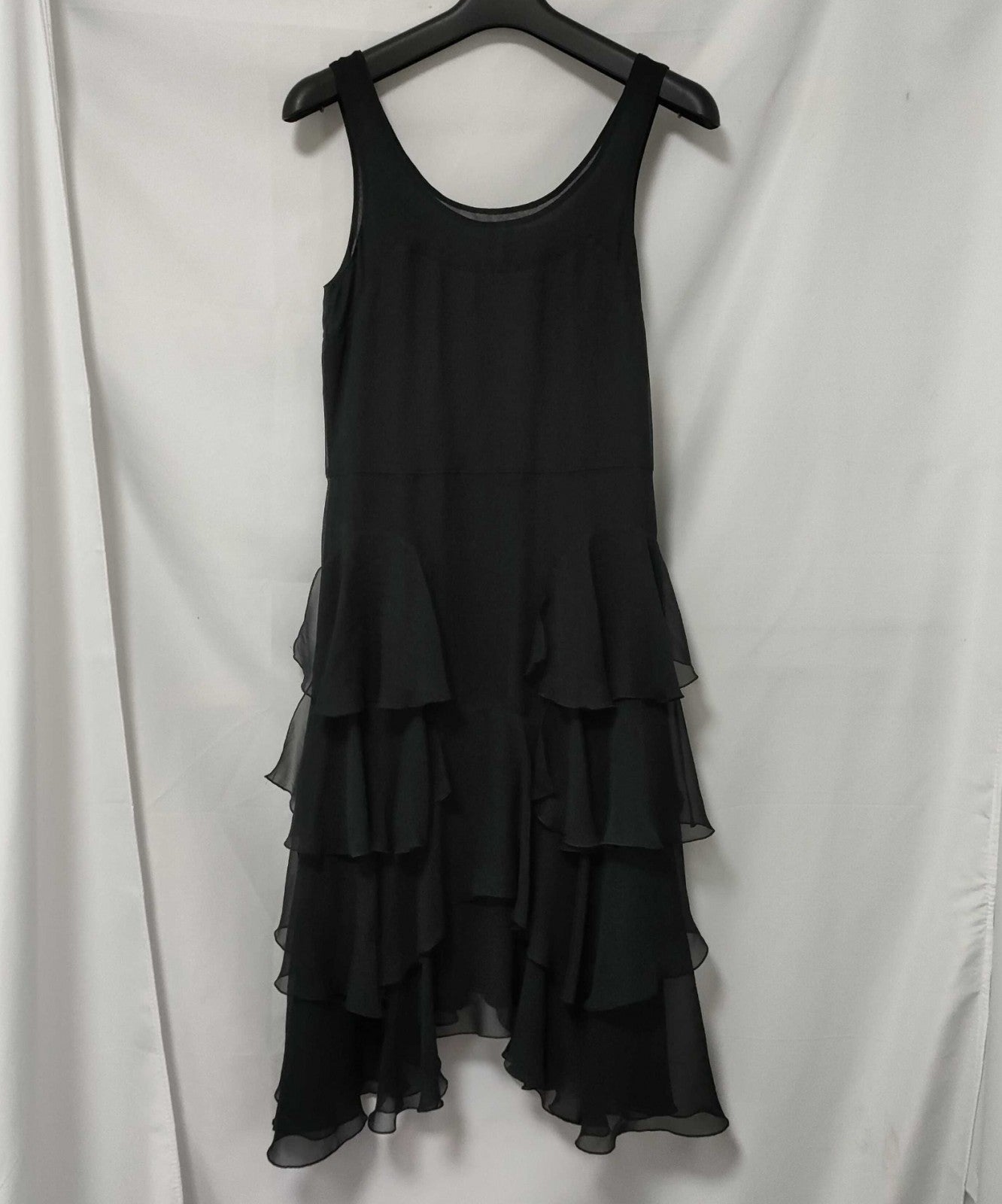 JILLSTUART Women’s Black Dress Tiered Design Side Zip Size 0