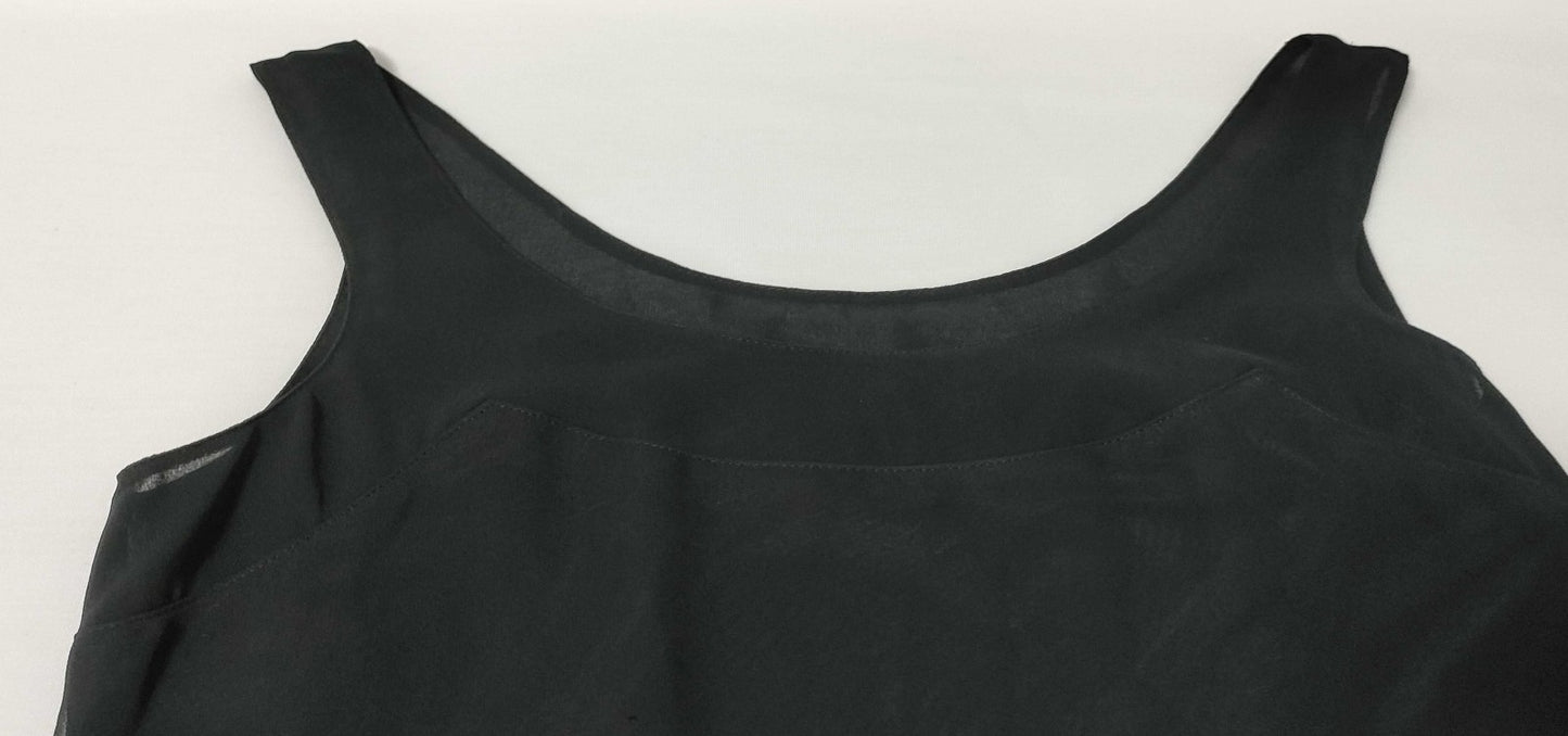 JILLSTUART Women’s Black Dress Tiered Design Side Zip Size 0