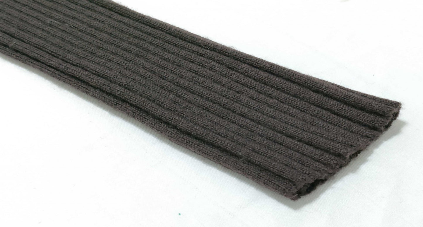 Michael Kors Half Zip Rib Knit Sweater Brown Women’s