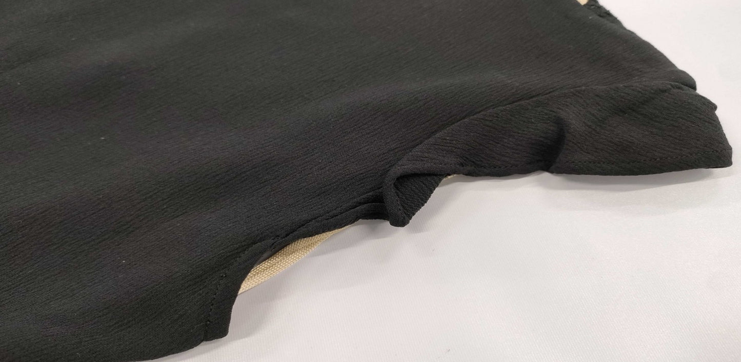 TOCCA Women’s Dress Black Embroidered Lace Side Zip Size 0