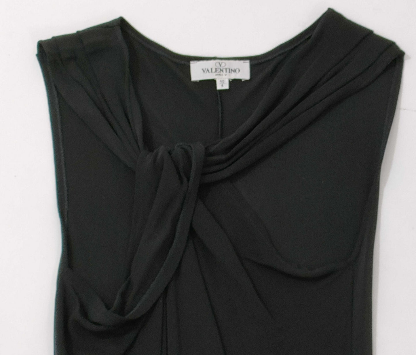 VALENTINO Sleeveless Long Dress Party Dress Black Made in Italy