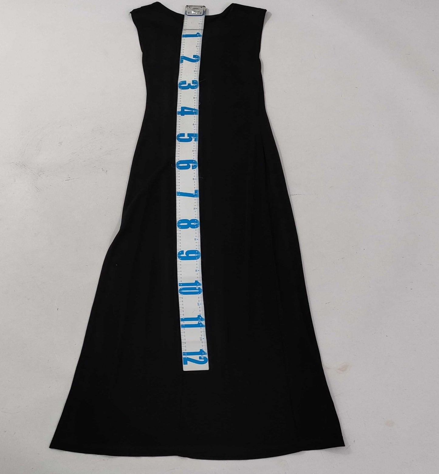 VALENTINO Sleeveless Long Dress Party Dress Black Made in Italy