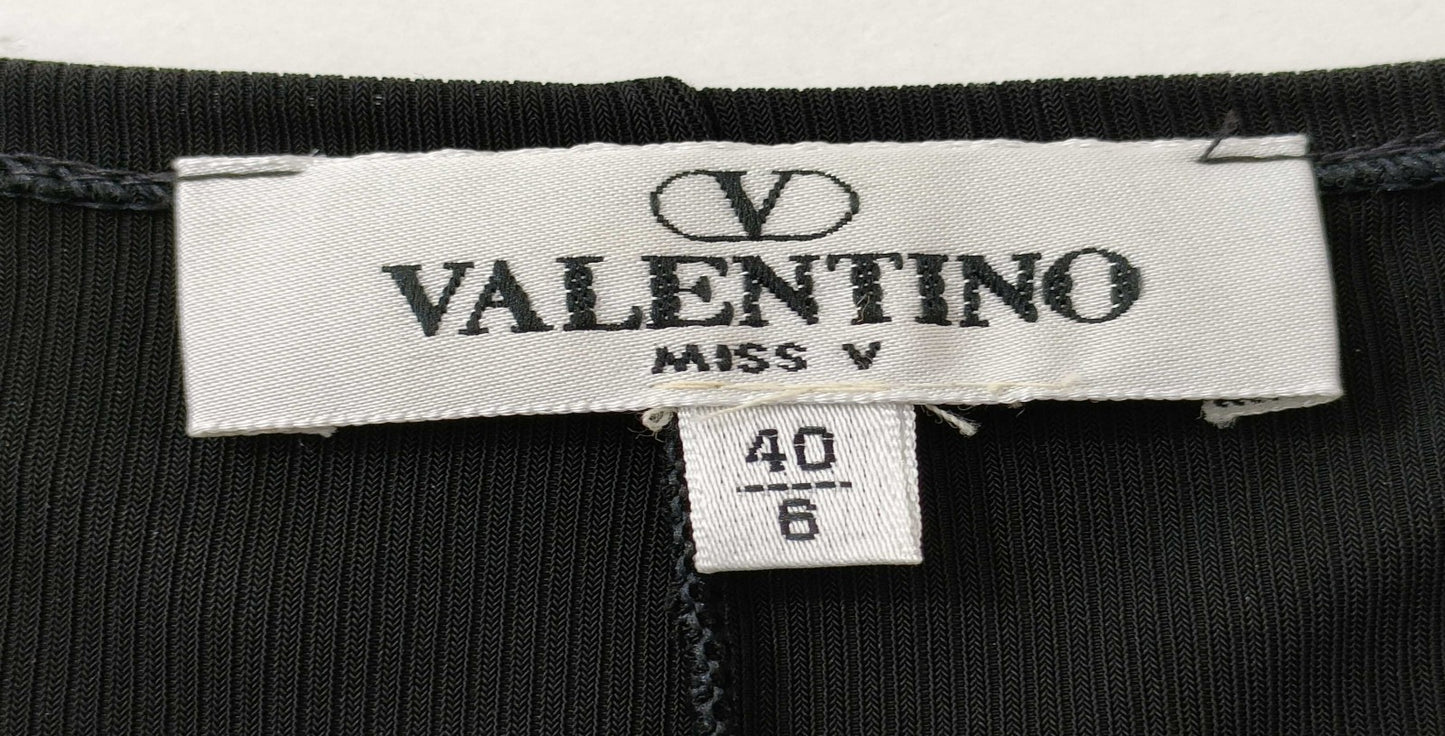 VALENTINO Sleeveless Long Dress Party Dress Black Made in Italy