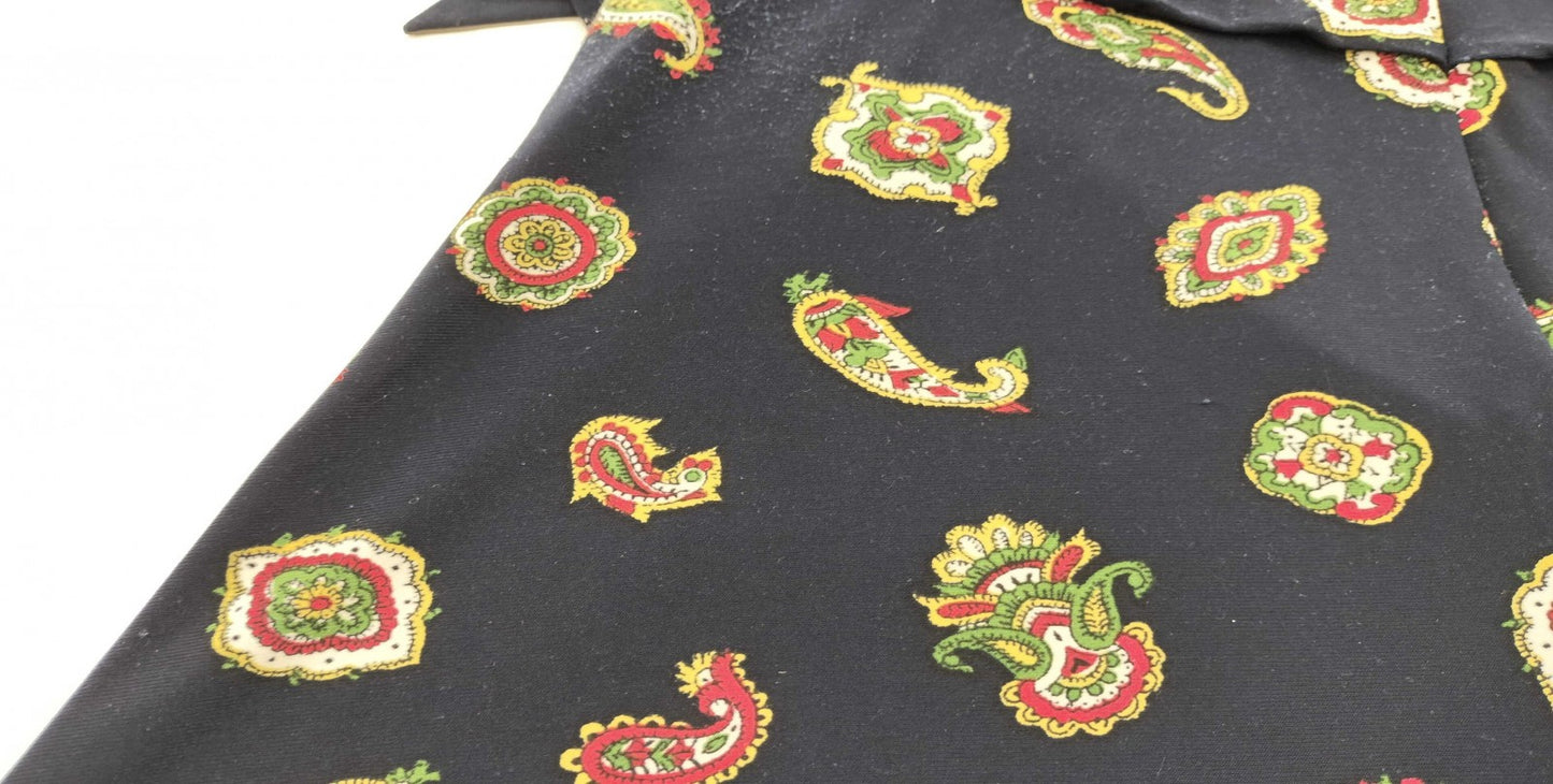 Lauren Ralph Lauren Women’s Paisley Dress Navy Long Sleeve Size 2