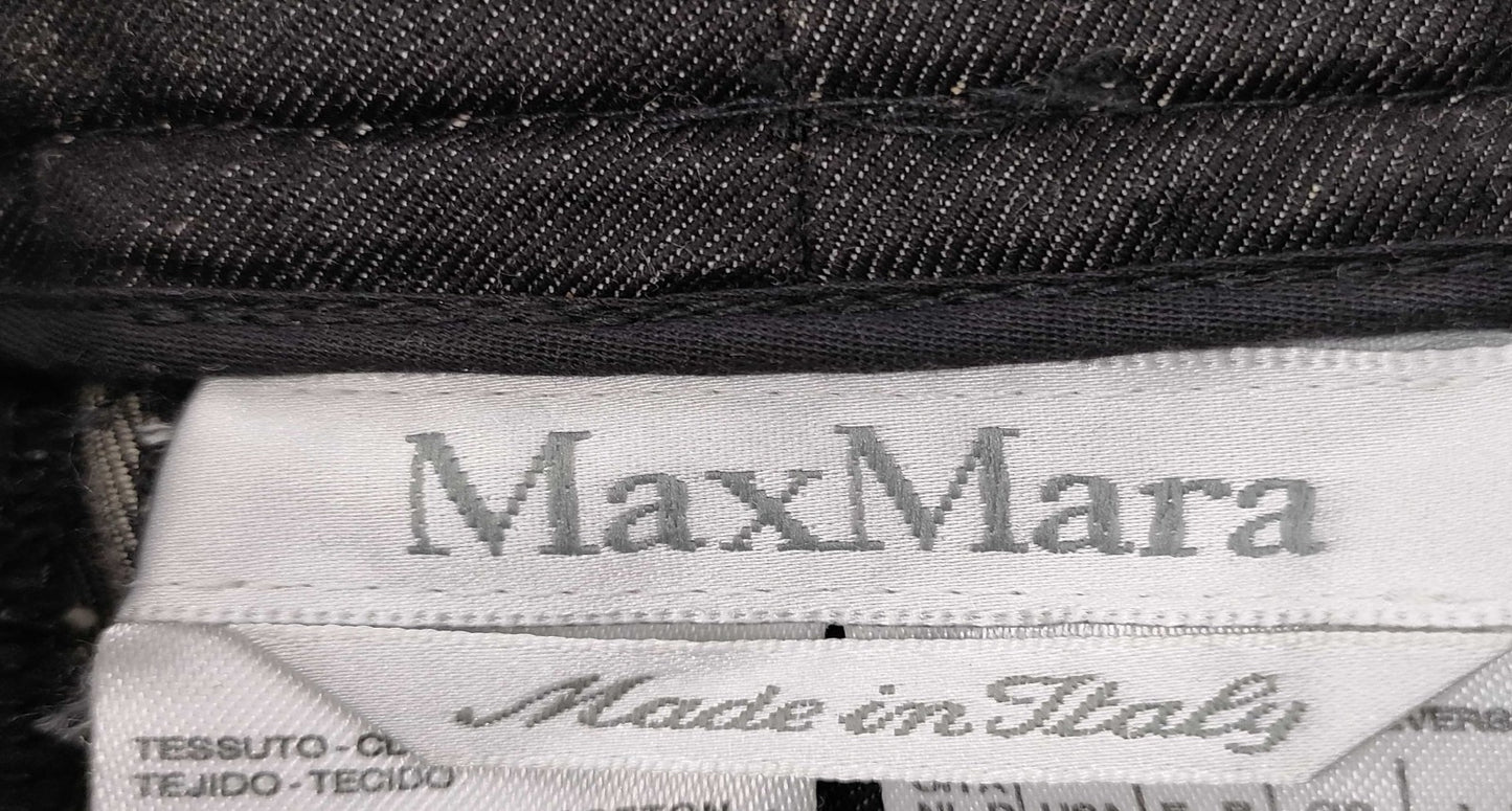 Max Mara Women's Denim Pants Dark Color Cotton 100%