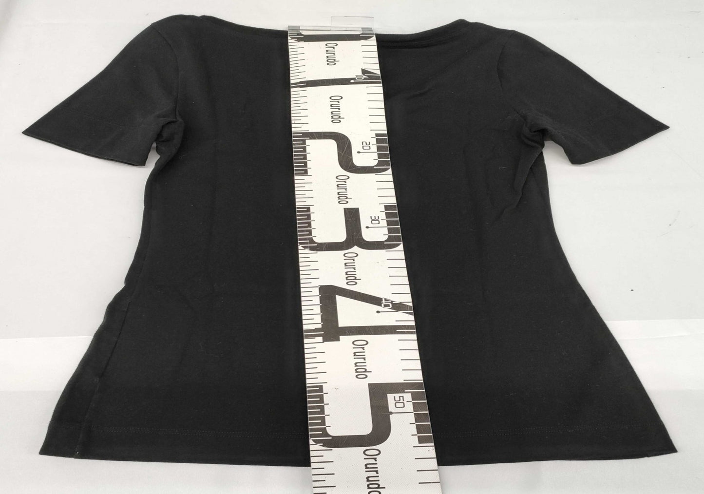 GUCCI Drawstring Neck Logo T-Shirt Black XS Made in Italy