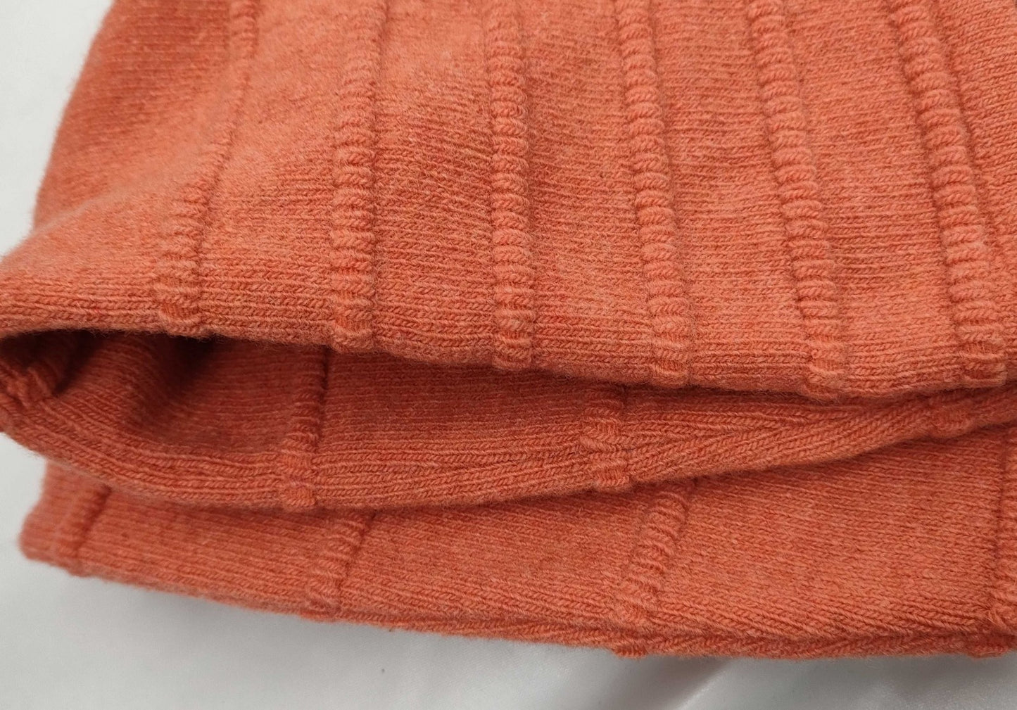 VERSACE Knit Dress Orange XS Sleeveless Made in Italy